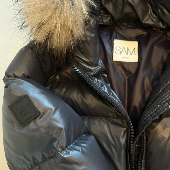 SAM. - Blake Down Jacket with Fur Trim - Picture 9 of 12